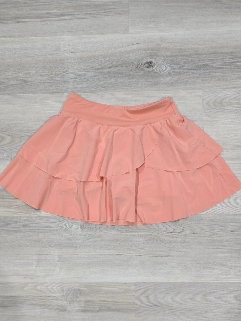DSG Girls' Performance Mid-Rise Skort Peach Size L